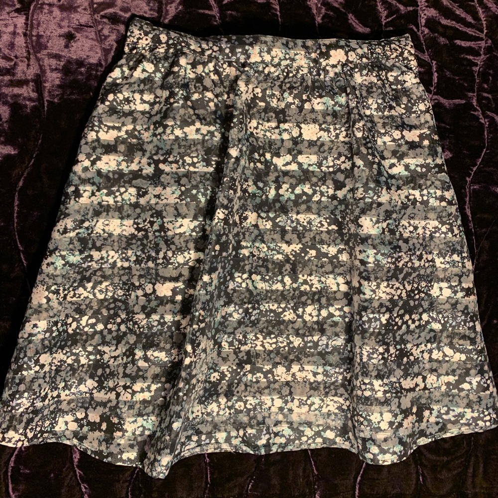 Floral circle skirt
